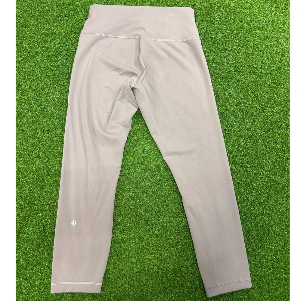 Lululemon Align High-Rise Crop 21 Purple Mauve Nulu Yoga Legging LW6CAMS Size 10